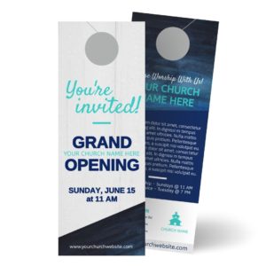 Invite cards for church websites
