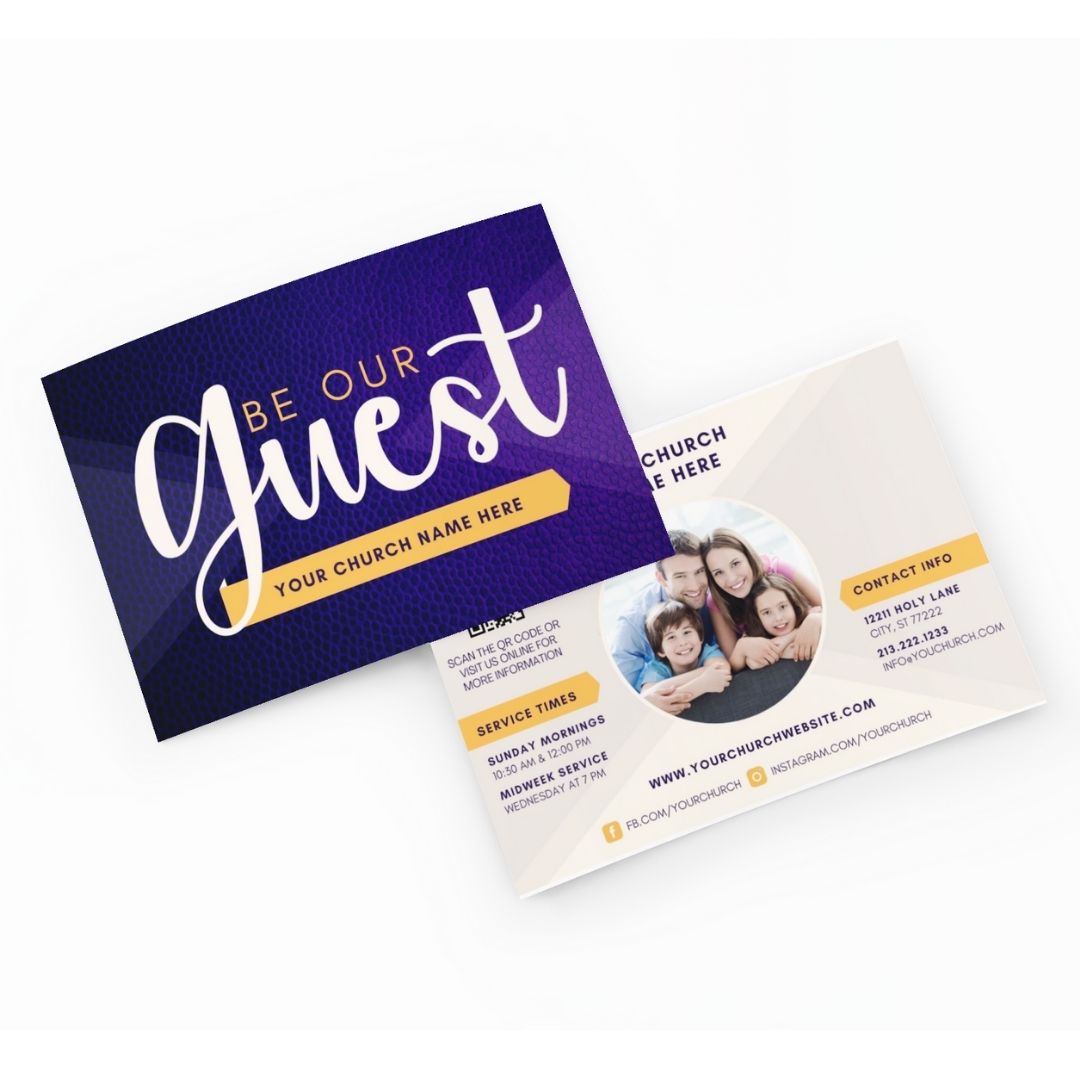 invite cards for your church websites