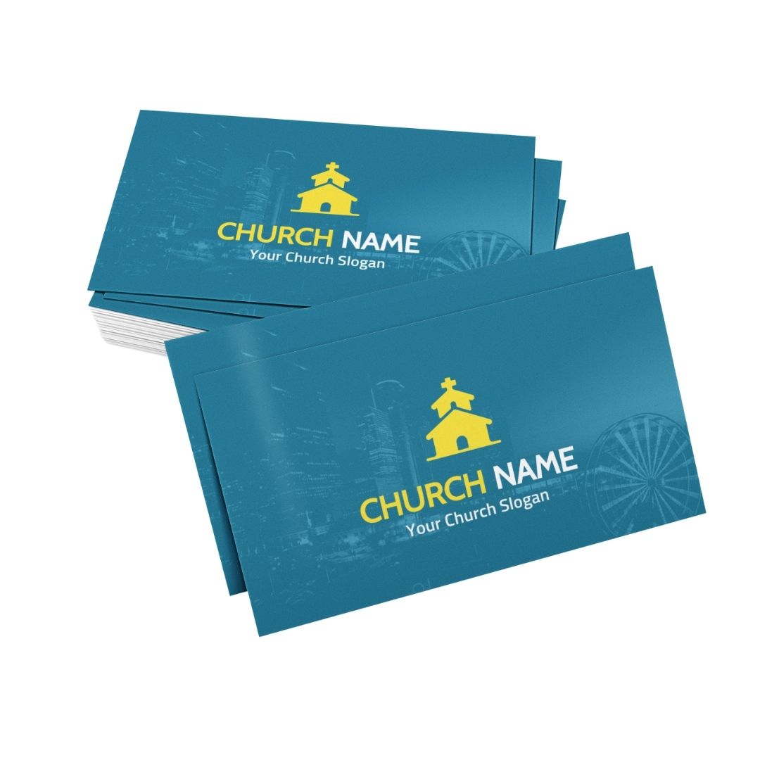 business cards for your church websites